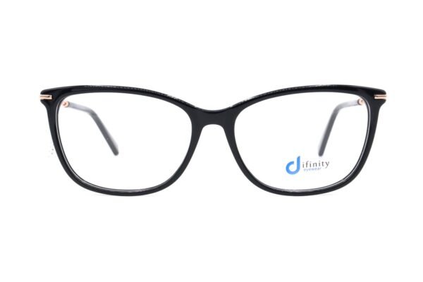 اطار طبي DIFINITY للنساء كات آي لون أسود و ذهبي  - 530406 C1