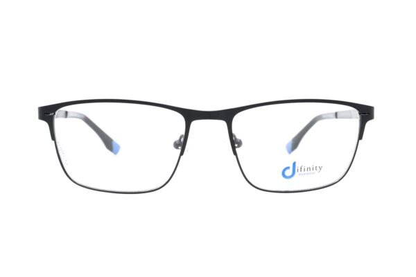 اطار طبي DIFINITY للرجال مستطيل لون أسود  - YY9016 C6