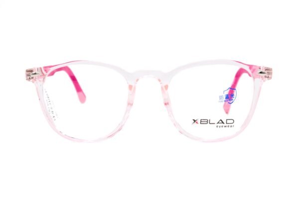اطار طبي XBLAD للأطفال دائري لون وردي شفاف  - TR2304 C3