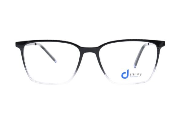 اطار طبي DIFINITY للرجال مستطيل لون تدرج الأسود  - 2309 C1