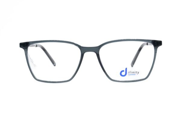 اطار طبي DIFINITY للرجال مستطيل لون رمادي غامق  - 2309 C6