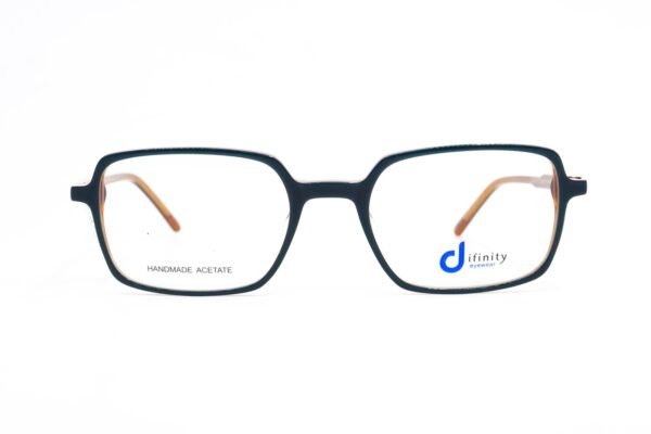 اطار طبي DIFINITY للرجال مستطيل لون أزرق و بيج  - HA09 C3