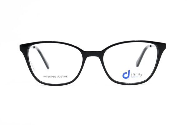 اطار طبي DIFINITY للنساء كات آي لون أسود و فضي  - HA68 C7