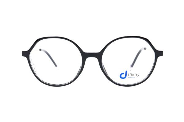 اطار طبي DIFINITY للنساء دائري لون أسود و ذهبي  - SY1020 C1