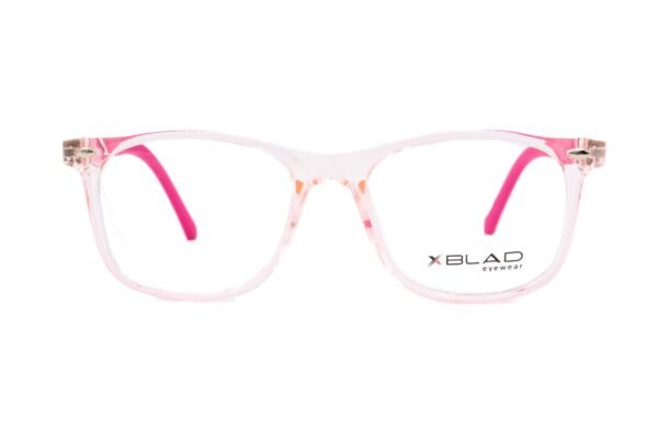 اطار طبي XBLAD للأطفال مستطيل لون وردي شفاف  - TR2325 C3