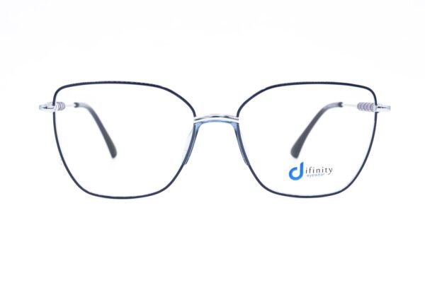 اطار طبي DIFINITY للنساء كات آي لون أزرق و فضي  - 12183 C10