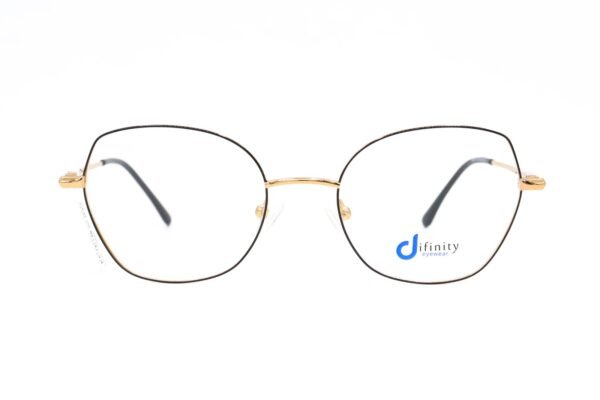 اطار طبي DIFINITY للنساء كات آي لون أسود و ذهبي  - 12260 C1