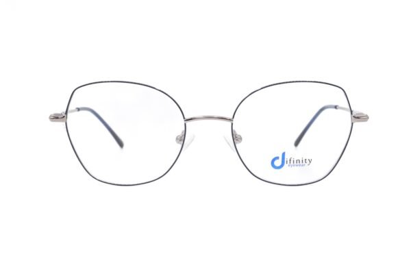 اطار طبي DIFINITY للنساء كات آي لون أسود و فضي  - 12260 C4