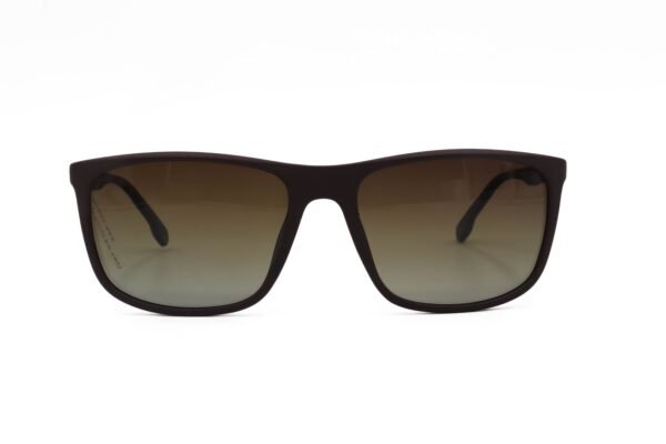 نظارة شمسية XBLAD للرجال مستطيل لون بني مطفي - KST2387 C4