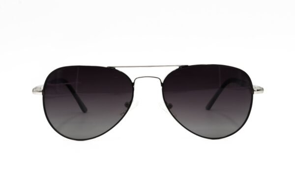 نظارة شمسية XBLAD للرجال مضلع لون رمادي و أسود  - D3012 M2