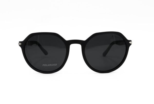 نظارة شمسية XBLAD للرجال والنساء مضلع لون أسود مطفي  - KST2531 C2