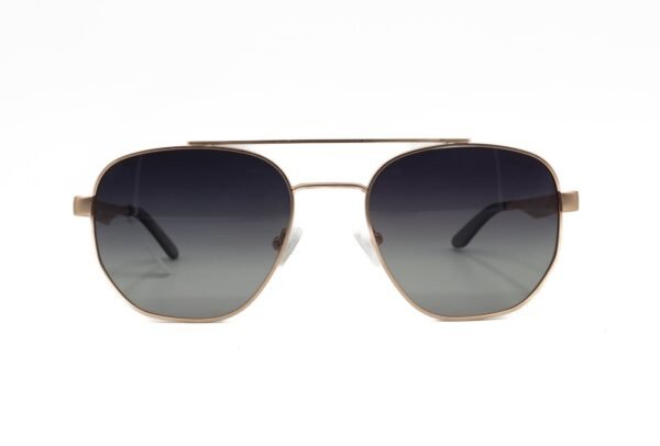 نظارة شمسية XBLAD للرجال والنساء مضلع لون ذهبي و أسود  - CA8015/S C2