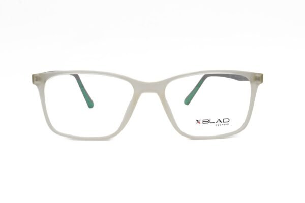 اطار طبي XBLAD للرجال والنساء مستطيل رمادي شفاف - HF210 C7