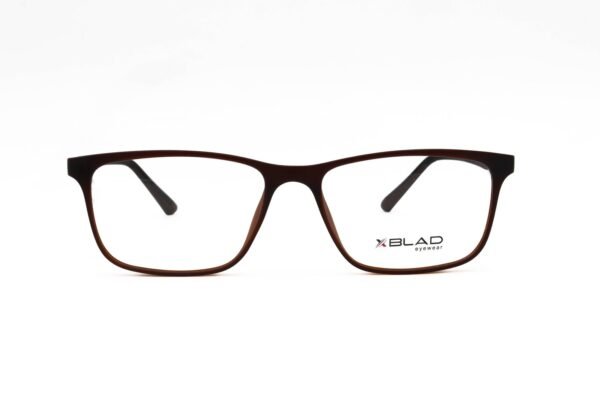 اطار طبي XBLAD للرجال والنساء مستطيل لون بني  - AC22-03 C4