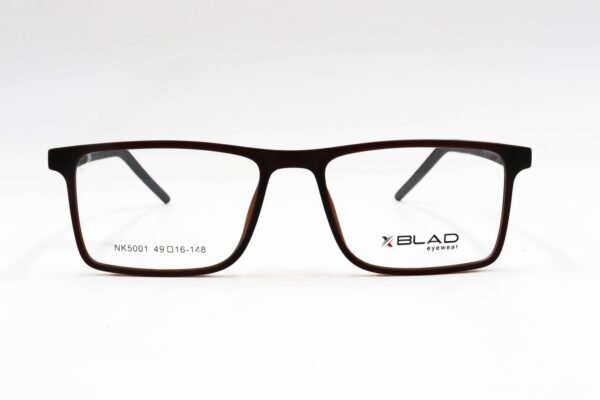 اطار طبي XBLAD للرجال والنساء مستطيل لون بني  - NK5001 C4