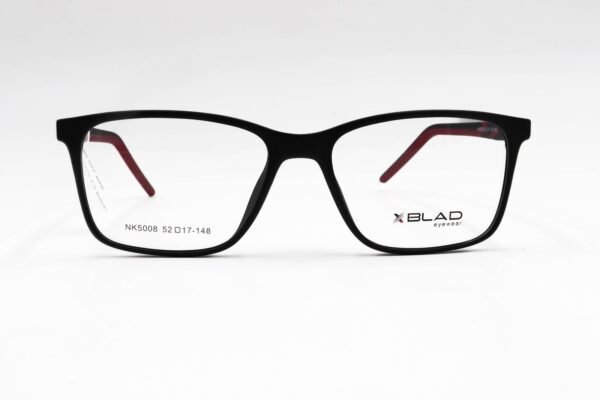 اطار طبي XBLAD للرجال والنساء مستطيل لون أسود  - NK5008 C2