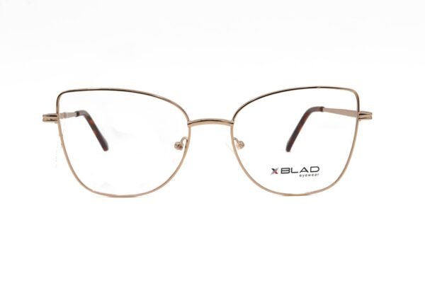 اطار طبي XBLAD للنساء كات آي لون ذهبي و نمري  - 7010 C5